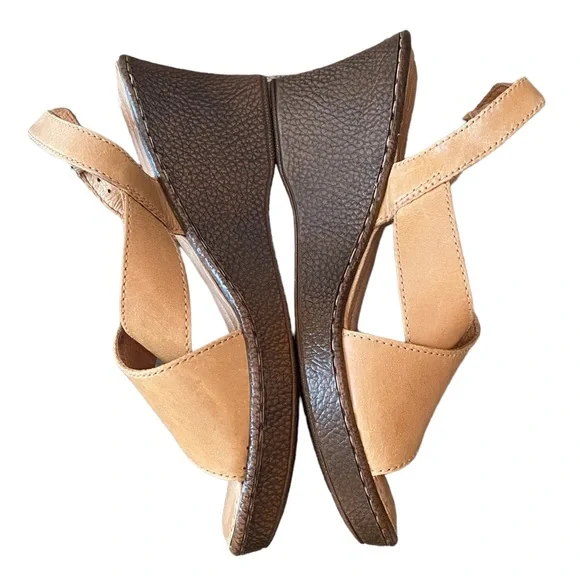 Born Ashley Cross-Strap Wedge Sandals - Picture 6 of 7